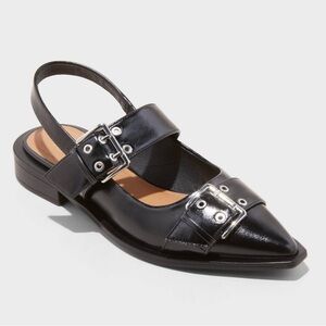 Wild Fable Black Slingback Flats | Size 9.5